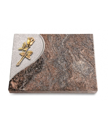 Grabtafel Orion Folio Rose 8 (Bronze)