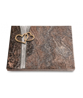 Grabtafel Orion Strikt Herzen (Bronze)