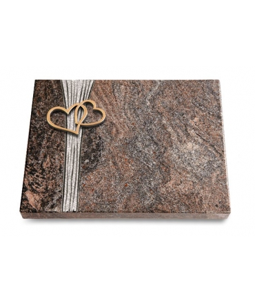 Grabtafel Orion Strikt Herzen (Bronze)