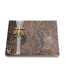 Grabtafel Orion Strikt Kreuz 1 (Bronze)