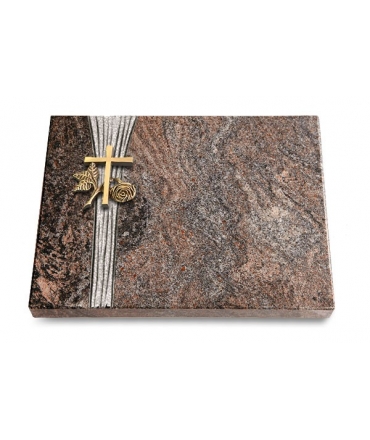 Grabtafel Orion Strikt Kreuz 1 (Bronze)