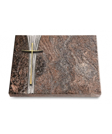 Grabtafel Orion Strikt Kreuz 2 (Bronze)