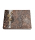 Grabtafel Orion Strikt Rose 9 (Bronze)