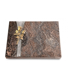 Grabtafel Orion Strikt Rose 11 (Bronze)