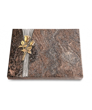 Grabtafel Orion Strikt Rose 11 (Bronze)