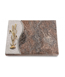 Grabtafel Orion Wave Ähren 2 (Bronze)