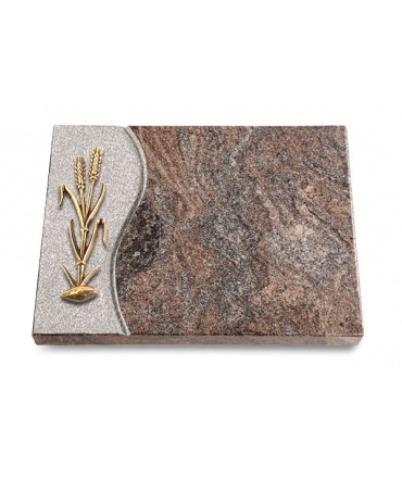 Grabtafel Orion Wave Ähren 2 (Bronze)