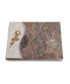 Grabtafel Orion Wave Rose 7 (Bronze)