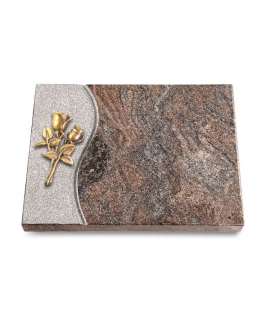 Grabtafel Orion Wave Rose 11 (Bronze)