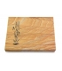 Grabtafel Omega Marmor Pure Ähren 2 (Bronze)