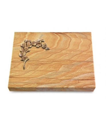 Grabtafel Omega Marmor Pure Gingozweig 2 (Bronze)