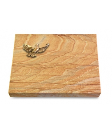 Grabtafel Omega Marmor Pure Taube (Bronze)