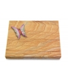 Grabtafel Omega Marmor Pure Papillon 1 (Color)