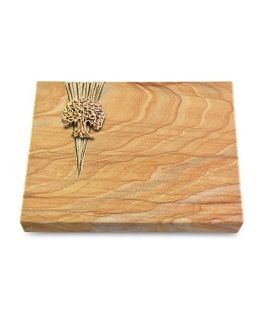 Grabtafel Omega Marmor Delta Baum 3 (Bronze)