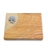 Grabtafel Omega Marmor Folio Baum 3 (Alu)