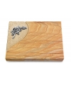 Grabtafel Omega Marmor Folio Rose 1 (Alu)