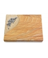 Grabtafel Omega Marmor Folio Rose 5 (Alu)