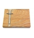 Grabtafel Omega Marmor Strikt Kreuz 2 (Alu)