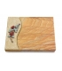 Grabtafel Omega Marmor Wave Rose 3 (Color)