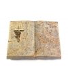 Livre/New Kashmir Kreuz/Ähren (Bronze)