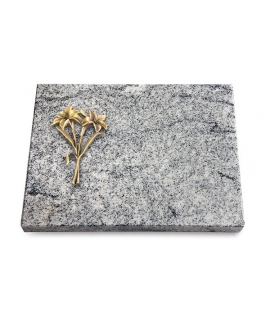 Grabtafel Paradiso Pure Lilie (Bronze)