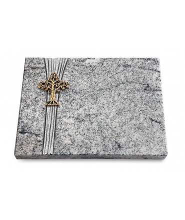 Grabtafel Paradiso Strikt Baum 2 (Bronze)