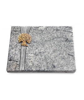 Grabtafel Paradiso Strikt Baum 3 (Bronze)