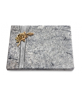 Grabtafel Paradiso Strikt Rose 1 (Bronze)