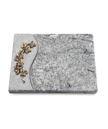 Grabtafel Paradiso Wave Efeu (Bronze)