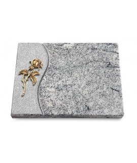 Grabtafel Paradiso Wave Rose 2 (Bronze)