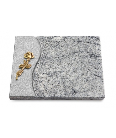 Grabtafel Paradiso Wave Rose 7 (Bronze)