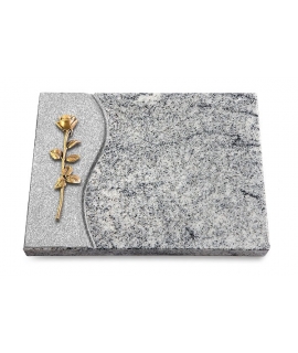 Grabtafel Paradiso Wave Rose 12 (Bronze)