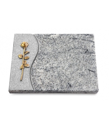 Grabtafel Paradiso Wave Rose 12 (Bronze)