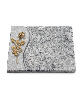 Grabtafel Paradiso Wave Rose 13 (Bronze)