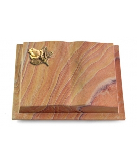 Livre Podest/Rainbow Rose 2 (Bronze)