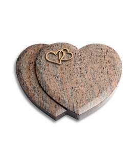 Amoureux/Rainbow Herzen (Bronze)