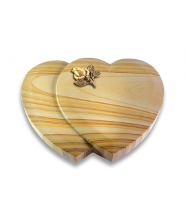 Amoureux/Raw-Silk Rose 3 (Bronze)