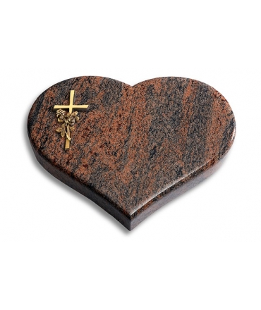 Coeur/Twilight-Red Kreuz/Ähren (Bronze)