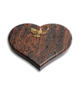 Coeur/Twilight-Red Papillon (Bronze)