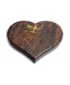 Coeur/Twilight-Red Papillon (Bronze)