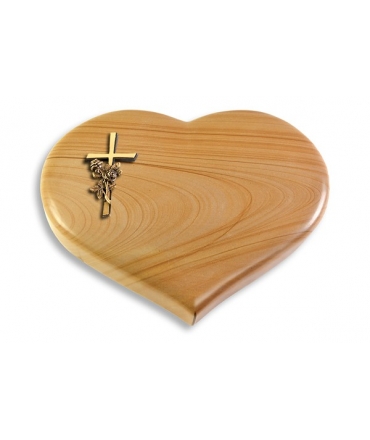 Coeur/Twilight-Red Kreuz/Rose (Bronze)