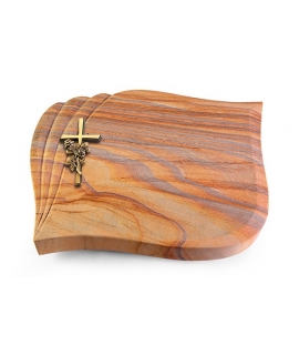Eterna/Paradiso Kreuz/Rose (Bronze)