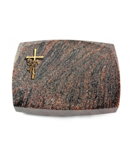 Roma/New-Kashmir Kreuz/Rose (Bronze)