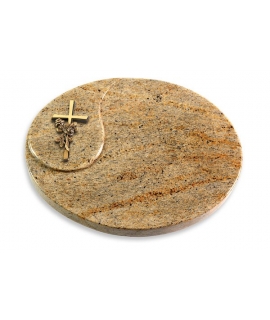 Yang/Indisch-Impala Kreuz/Rose (Bronze)