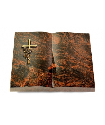 Livre/New Kashmir Kreuz/Rose (Bronze)