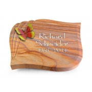 Grabstein Eterna / Rainbow mit Color-Bronze-Ornament