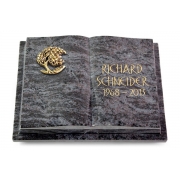 Grabbuch Livre Podest Folia / Orion mit Bronze-Ornament